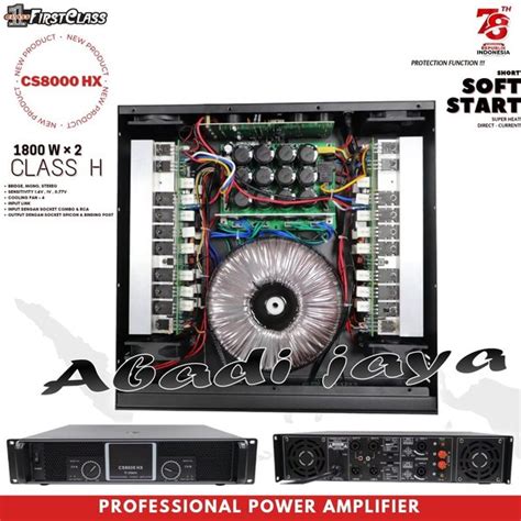 Jual Power Amplifier Firstclass Cs 8000 Hx Cs8000 Hx Cs8000hx Class H