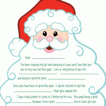 Free Printables Letter To Santa Templates And How To Get A Reply From 30F