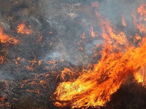 Brush Fire In Corona Seen From 91 Freeway Lake Elsinore CA Patch