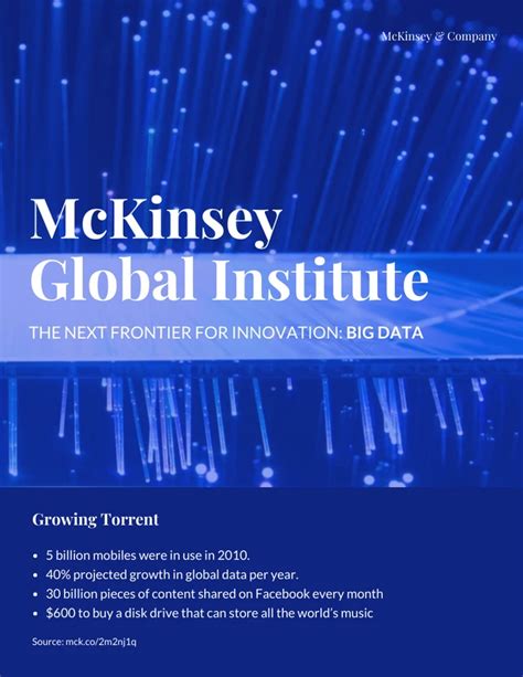 Mckinsey Consulting Report Template Venngage