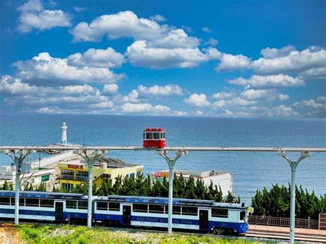 Haeundae Blueline Park A Guide To Busan S Sky Capsule Beach Train