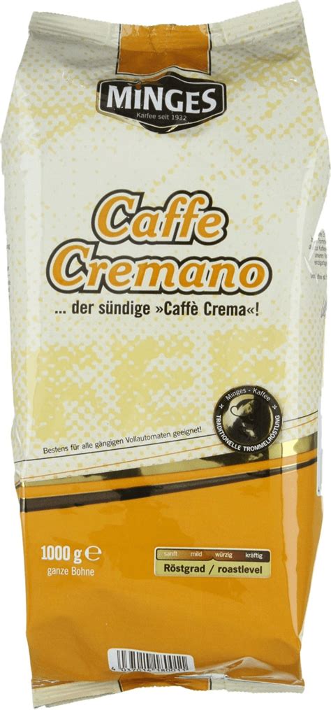Minges Caffe Cremano Bohnen (1 kg) ab € 11,49 | Preisvergleich bei ...