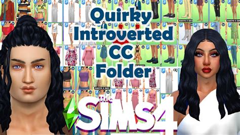 Qicc Cc Folder L Maxis Match Cc Folder L The Sims Youtube