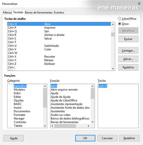 Lista De Teclas De Atalho Do Libreoffice Draw Para Windows Ene Maneiras