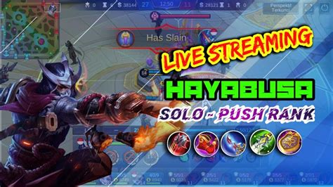 Hayabusa Solo Squad Push Rank Mobile Legends YouTube