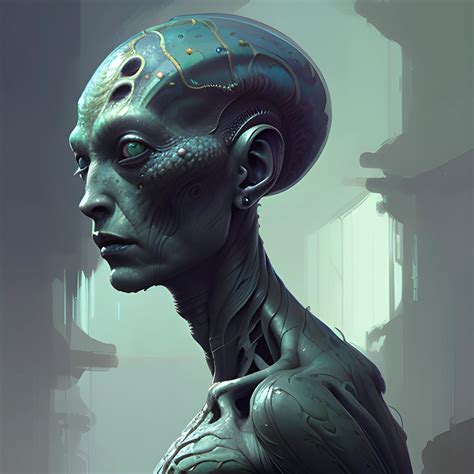 humanoid alien concept art