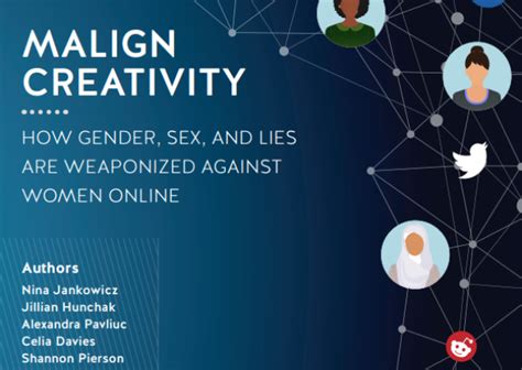 Report Launch Malign Creativity How Gender Sex And Lies Are