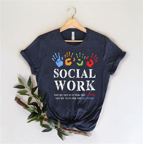 Social Work Shirtsocial Work Shirtsocial Work T Shirtsocial Etsy