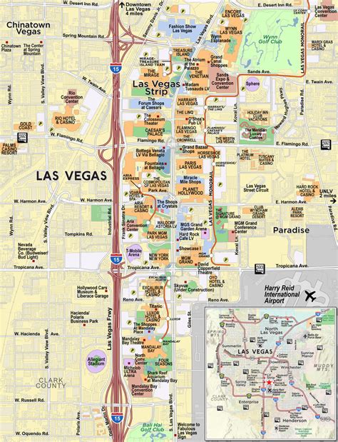 Las Vegas Strip Custom Map | Red Paw Technologies