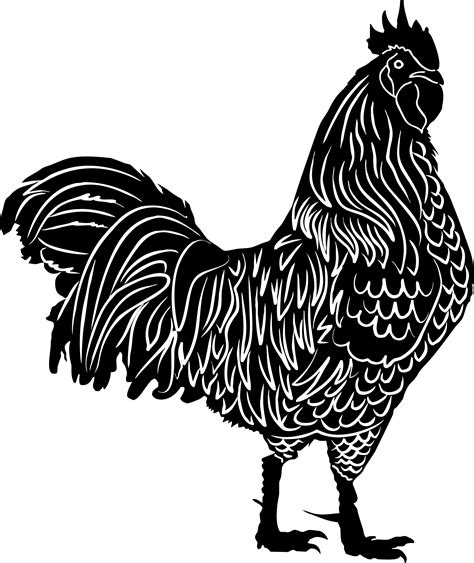 Rooster Silhouette Clip Art at GetDrawings | Free download