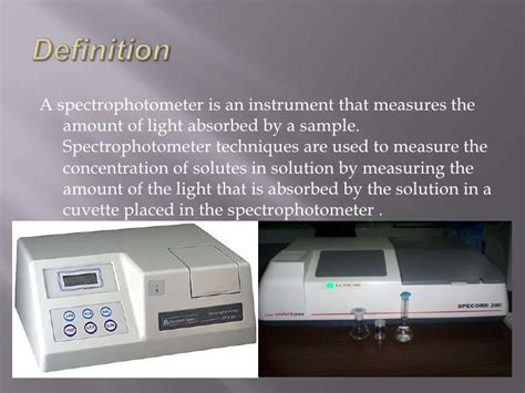 Spectrophotometer