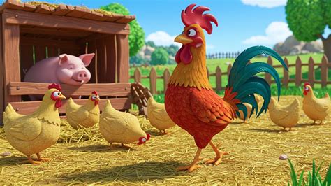 Gà Trống Gáy ò ó O Ca Nhạc Hoạt Hình Thiếu Nhi Vui Nhộn Sôi Động Cho