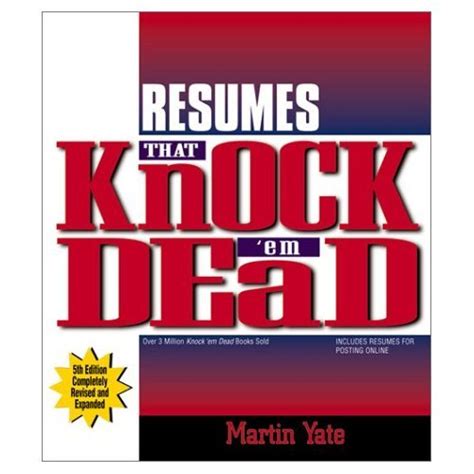 Resumes That Knock `em Dead 5th EDITION: Amazon.com: Books