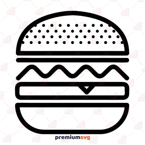 Hamburger Svg File Hamburger Clipart Vector Files Premiumsvg