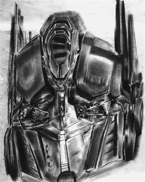 Optimus Prime portrait by Thesadsteven on DeviantArt