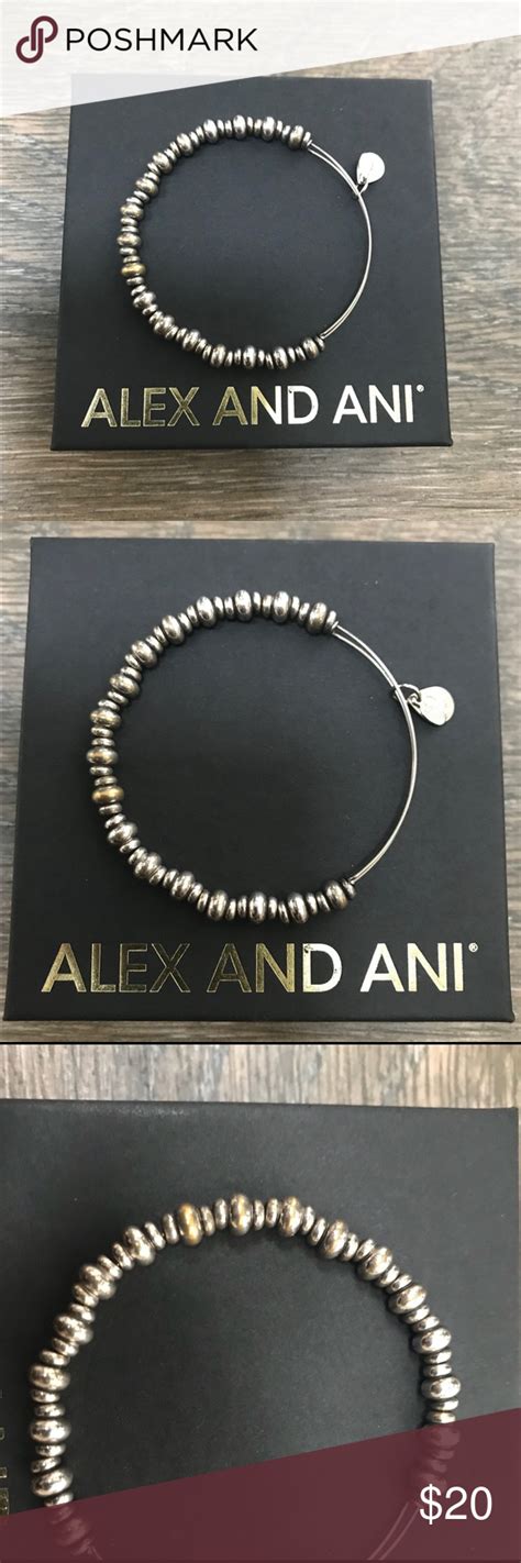 Alex And Ani Retired Silver Nile Beaded Bracelet Beaded Bracelets