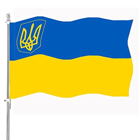 Sujeb Ukrainian Ukraine Flags 3x5 Outdoor Ukraine National Flag With