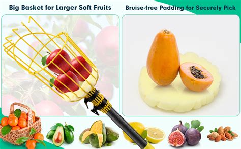 10ft Fruit Picker Adjustable Fruits Picker Tool With