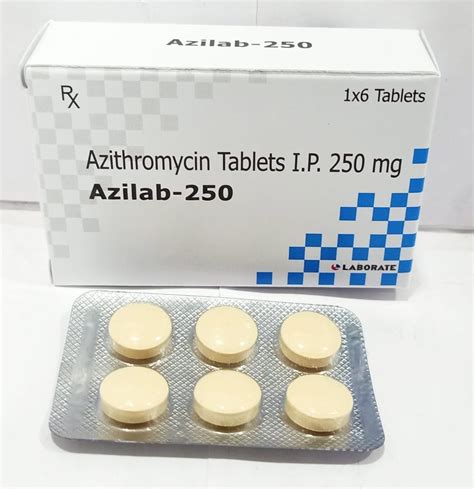 Azicip 250 Mg Tablet Azithromycin Tablet At Rs 61 Strip Of 6 Tablets