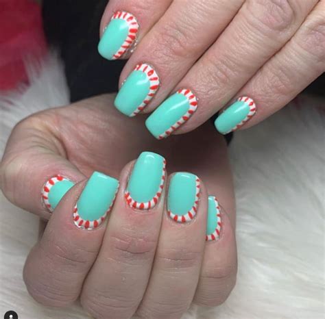 Sweeten Up Your Look With These 45 Candy Cane Nail Designs