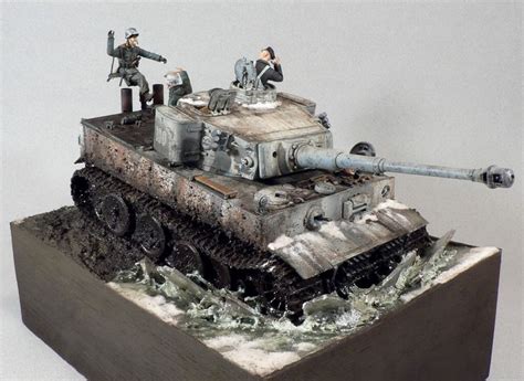 Tiger 1 1/35 Scale Model Diorama | Scale models, Tamiya models, Military diorama