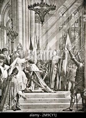 Juana De Arco En La Coronaci N De Carlos Vii De Por Jean Auguste