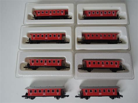 Märklin Z 8701 Personenwagen 8 rote Kutschen DB Catawiki