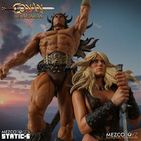 Mezco Static 6 Conan The Barbarian 1982 1 6 Statue Figurine