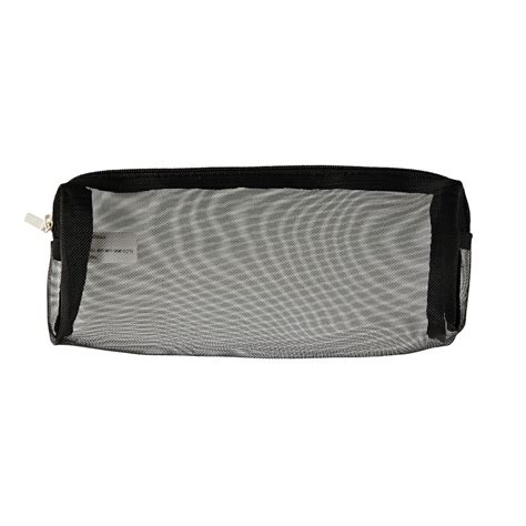 X Mesh Pencil Case Medium Black Officeworks