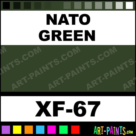 Nato Green Color Acrylic Paints - XF-67 - Nato Green Paint, Nato Green Color, Tamiya Color Paint ...