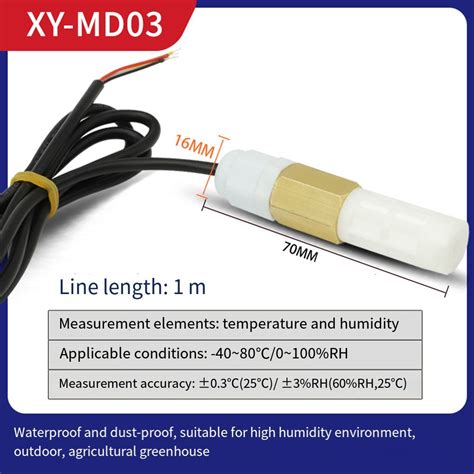 Temperature Humidity Sensor Transmitter Rs485 Collector Module Waterproof Probe