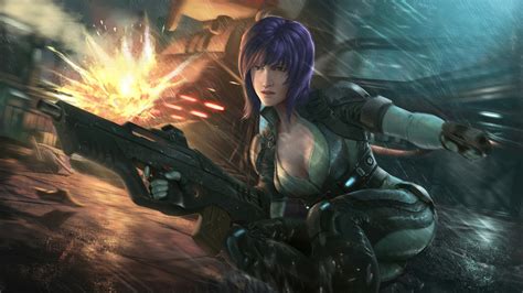 1600x900 Motoko Kusanagi Ghost In The Shell Wallpaper 1600x900