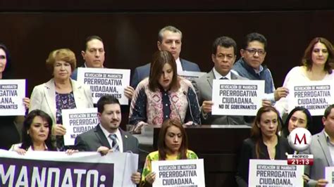 Diputados Aprueban Reforma En Revocación De Mandato Va Al Senado