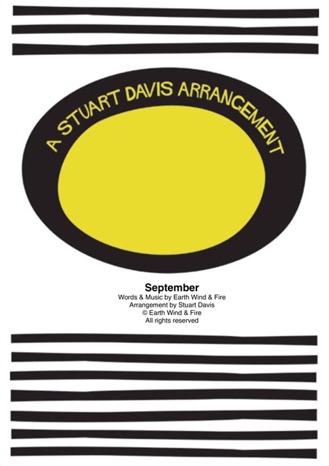 September Arr Stuart Davis By Earth Wind Fire Sheet Music For