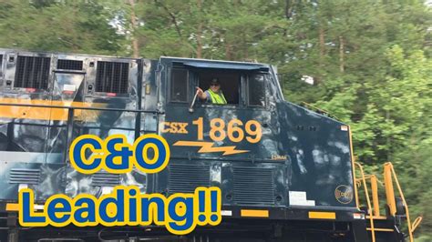 Csx C O Heritage Unit Leading B At Moodytown Plus M Youtube