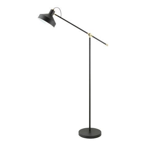 Lampa podłogowa loftowa czarna SIGMA Agata