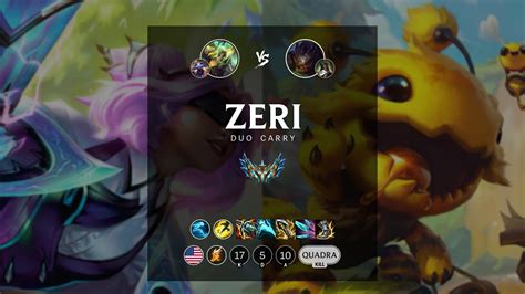 Zeri ADC Vs Kog Maw NA Challenger Patch 12 14 YouTube