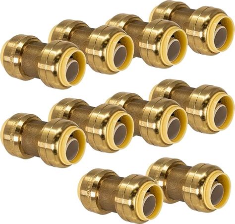 Amazon PROCURU 10 Pack 1 2 Inch PushFit Coupling Push To Connect