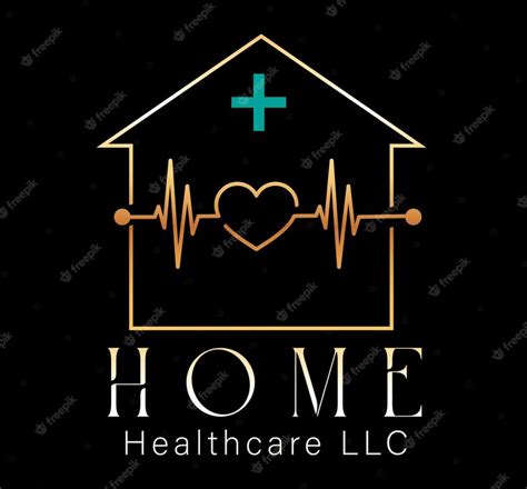 Premium Vector | Home health care logo