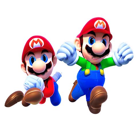 Svg Png Super Mario Flying Y Luigi De Alta Calidad · Creative Fabrica