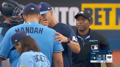 Blue Jays Coach BIZARRE Ejection Alek Manoah PULLED Early Struggles