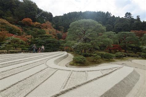 Ginkakuji temple and garden, Kyoto, Japan. – Stock Editorial Photo ...