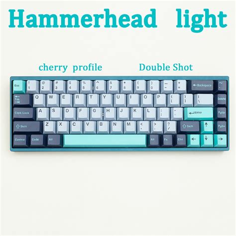 GMK Hammerhead Keycaps Double Shot Cherry Profile PBT Fabric For