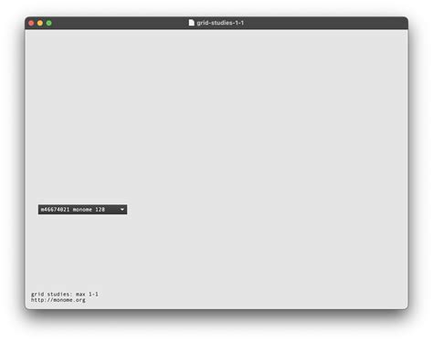 Grid Studies: Max | monome/docs