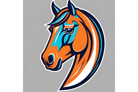 Horse Mascot Logo Graphic by Craftable · Creative Fabrica