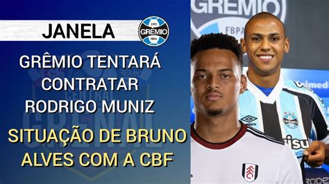 Gr Mio Vai Tentar Rodrigo Muniz De Novo Situa O De Bruno Alves A