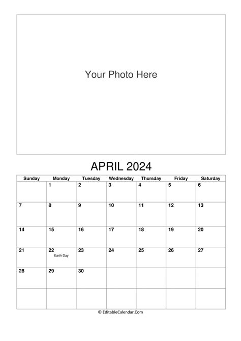 April 2024 Calendar Templates In Word PDF Excel