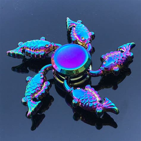 Dolphin Fish Fidget Spinner Neo Chrome Fidget Spinner Uk