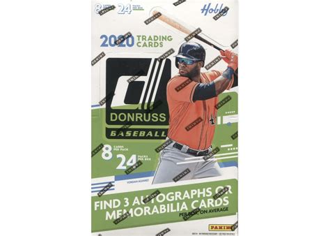 2020 Panini Donruss Baseball Hobby Box 2020