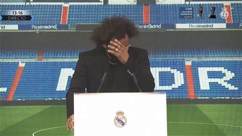 Marcelo breaks down in tears in emotional Real Madrid farewell | Video ...